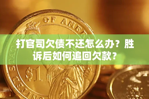 北京打官司欠债不还怎么办？胜诉后如何追回欠款？