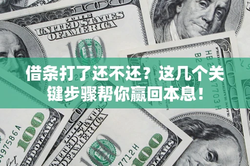 北京借条打了还不还？这几个关键步骤帮你赢回本息！