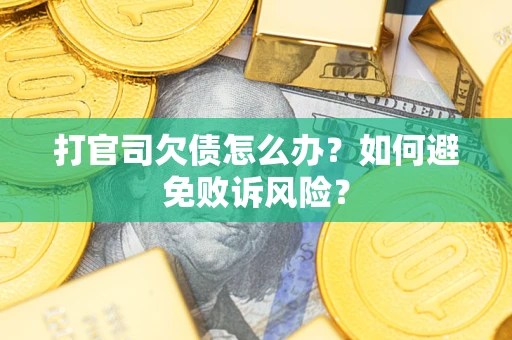 北京打官司欠债怎么办？如何避免败诉风险？
